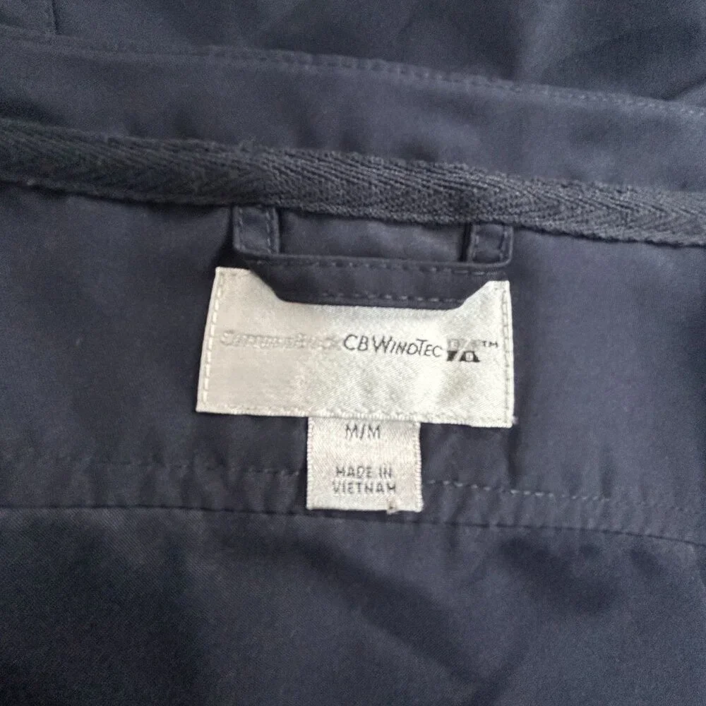 Cutter & Buck Mens CB Windtec Pebble Beach Vest Size Medium Navy V-Neck Pullover - Picture 4 of 8